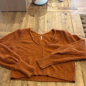 Free people Rust Sweater